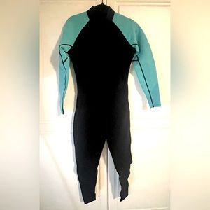 Full Body Wetsuit Black Teal XL